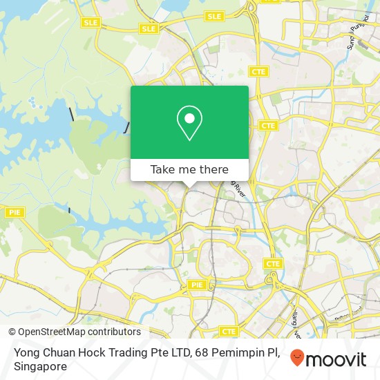 Yong Chuan Hock Trading Pte LTD, 68 Pemimpin Pl map