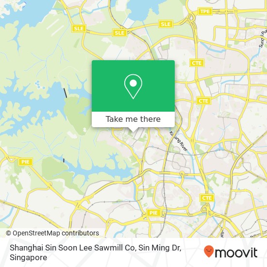 Shanghai Sin Soon Lee Sawmill Co, Sin Ming Dr map