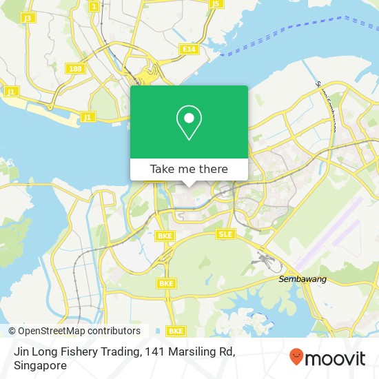 Jin Long Fishery Trading, 141 Marsiling Rd map