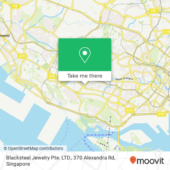 Blacksteel Jewelry Pte. LTD., 370 Alexandra Rd map