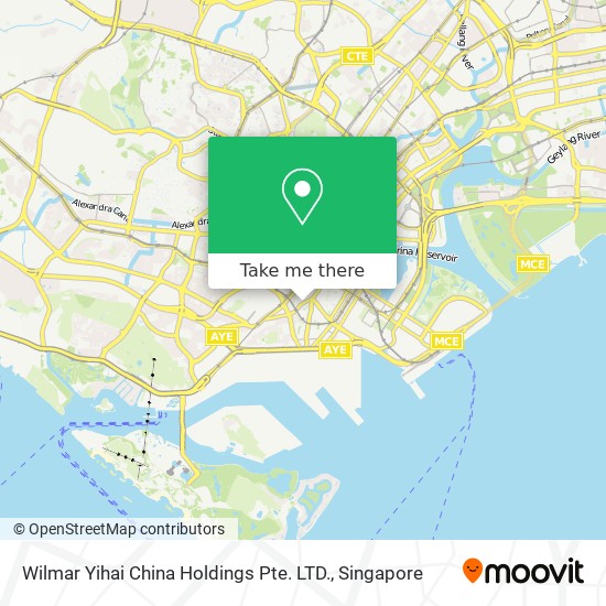 Wilmar Yihai China Holdings Pte. LTD. map