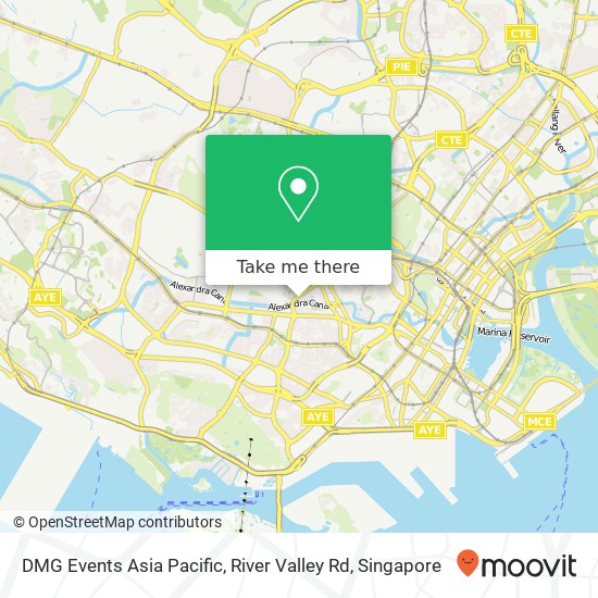 DMG Events Asia Pacific, River Valley Rd map