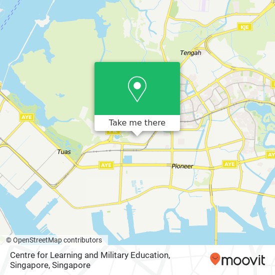 Centre for Learning and Military Education, Singapore map