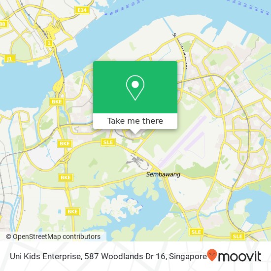 Uni Kids Enterprise, 587 Woodlands Dr 16 map