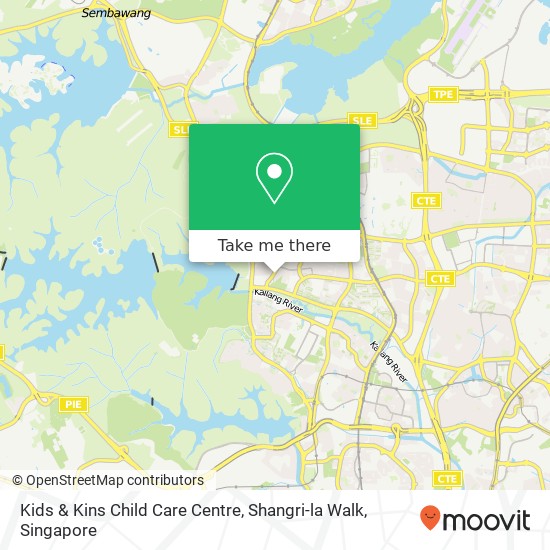 Kids & Kins Child Care Centre, Shangri-la Walk map