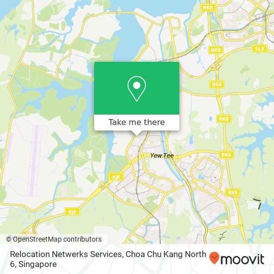 Relocation Netwerks Services, Choa Chu Kang North 6 map