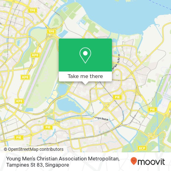 Young Men's Christian Association Metropolitan, Tampines St 83 map