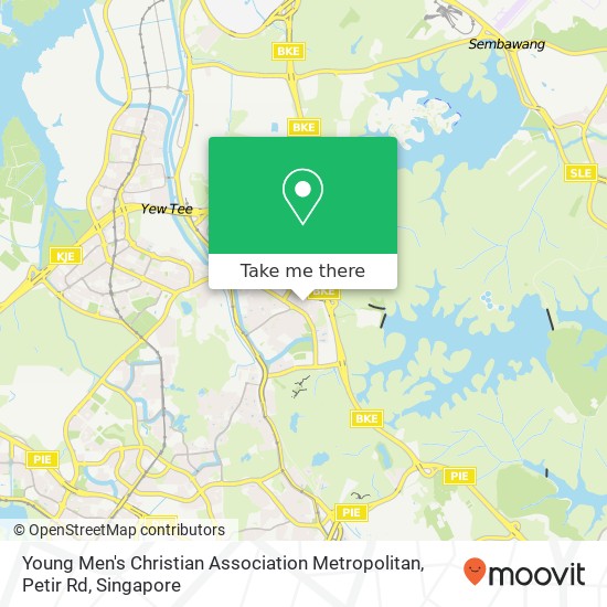 Young Men's Christian Association Metropolitan, Petir Rd地图