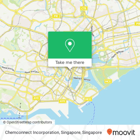 Chemconnect Incorporation, Singapore map