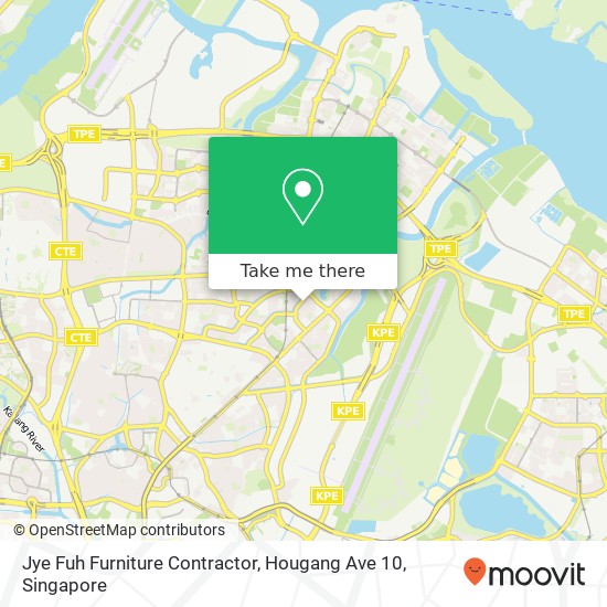 Jye Fuh Furniture Contractor, Hougang Ave 10 map