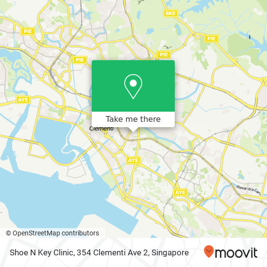 Shoe N Key Clinic, 354 Clementi Ave 2 map