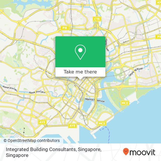 Integrated Building Consultants, Singapore map