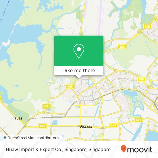 Huaw Import & Export Co., Singapore map