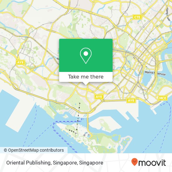 Oriental Publishing, Singapore map