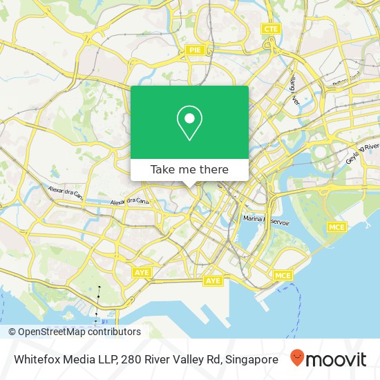 Whitefox Media LLP, 280 River Valley Rd地图