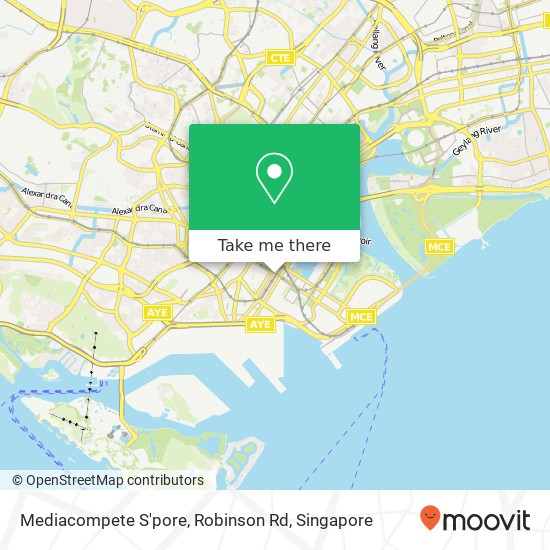 Mediacompete S'pore, Robinson Rd地图