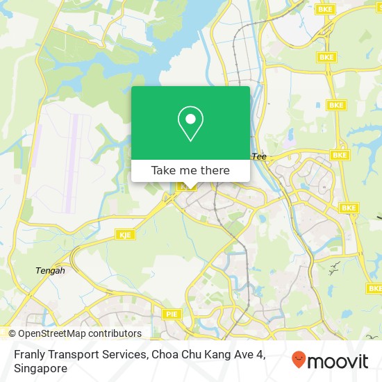 Franly Transport Services, Choa Chu Kang Ave 4 map