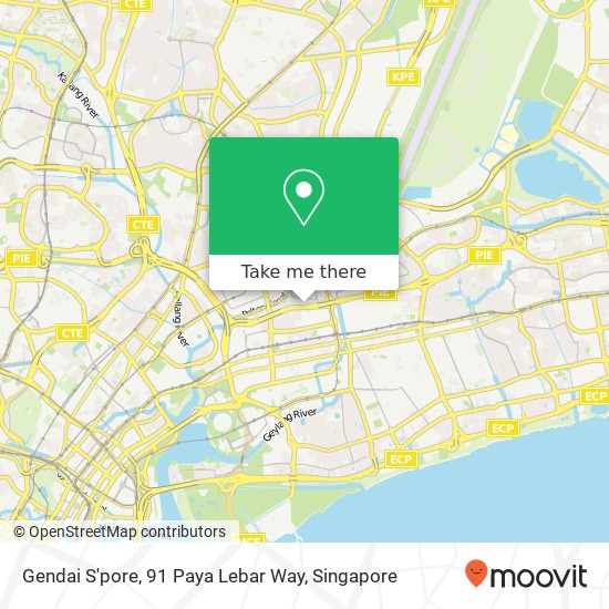 Gendai S'pore, 91 Paya Lebar Way地图