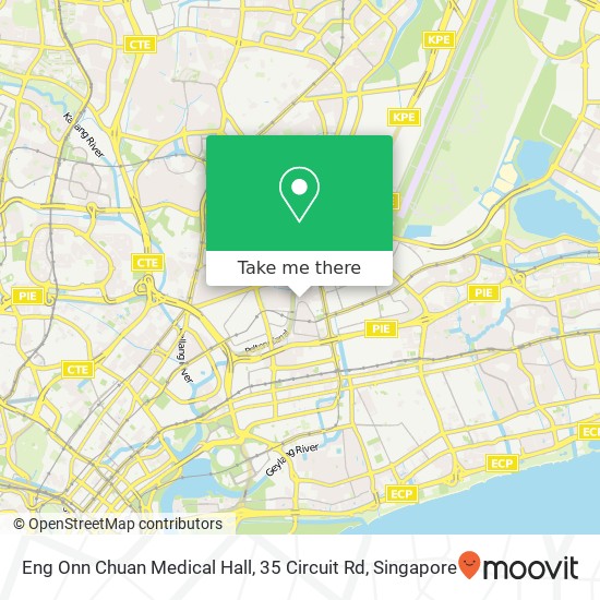 Eng Onn Chuan Medical Hall, 35 Circuit Rd地图