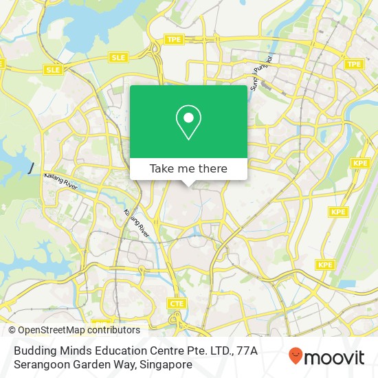 Budding Minds Education Centre Pte. LTD., 77A Serangoon Garden Way map