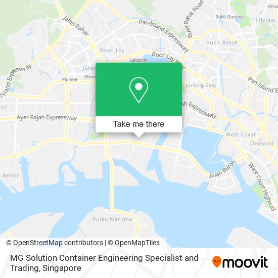 MG Solution Container Engineering Specialist and Trading map