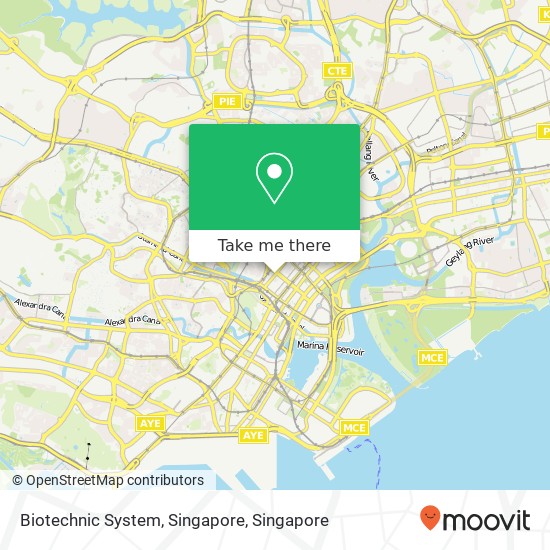 Biotechnic System, Singapore map