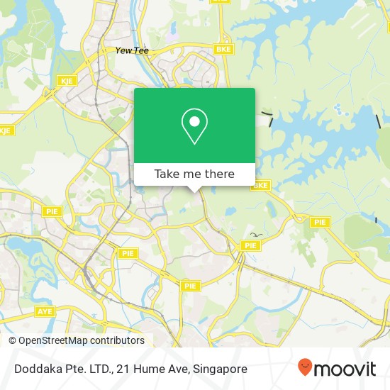 Doddaka Pte. LTD., 21 Hume Ave map