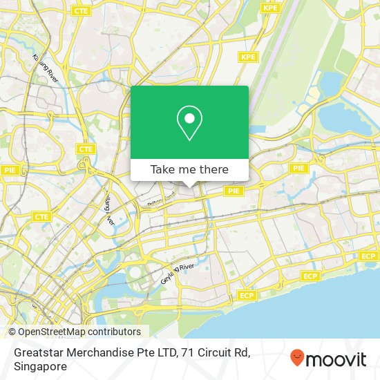 Greatstar Merchandise Pte LTD, 71 Circuit Rd map