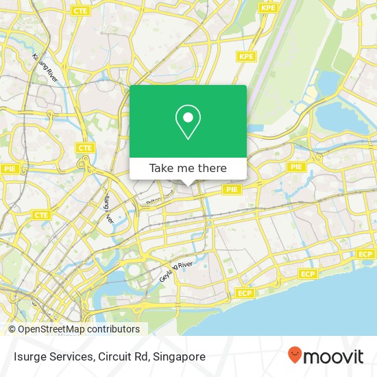 Isurge Services, Circuit Rd map
