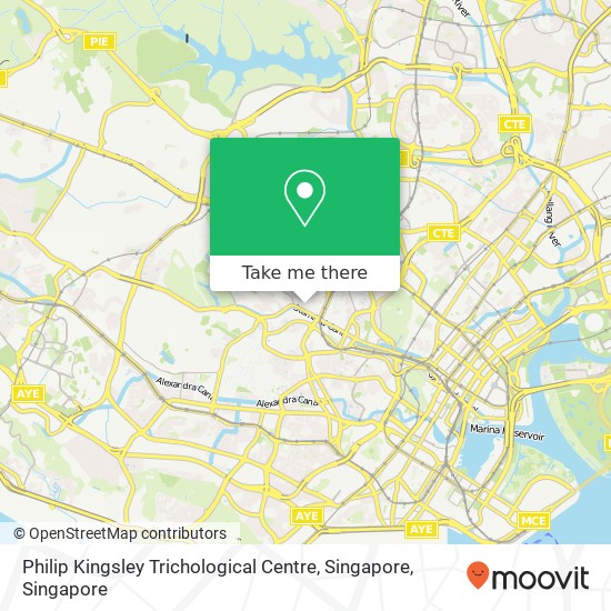 Philip Kingsley Trichological Centre, Singapore map