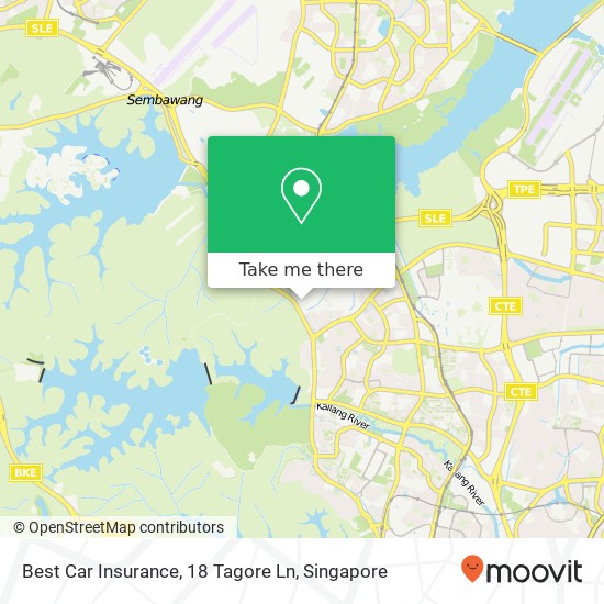 Best Car Insurance, 18 Tagore Ln map