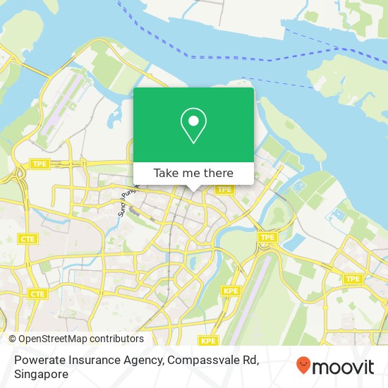 Powerate Insurance Agency, Compassvale Rd地图