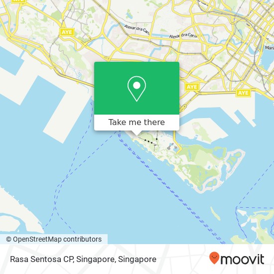 Rasa Sentosa CP, Singapore map