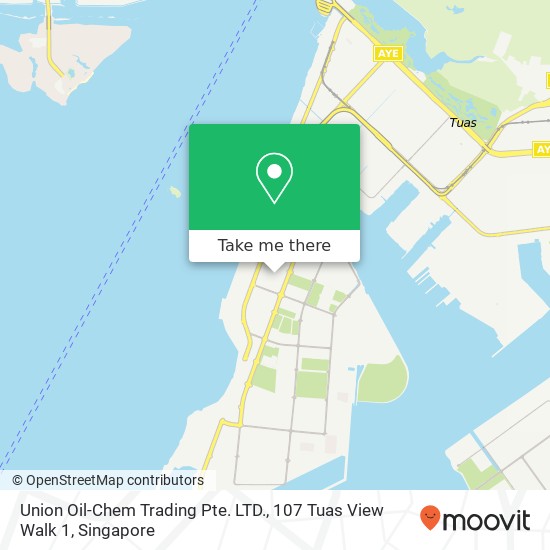 Union Oil-Chem Trading Pte. LTD., 107 Tuas View Walk 1 map