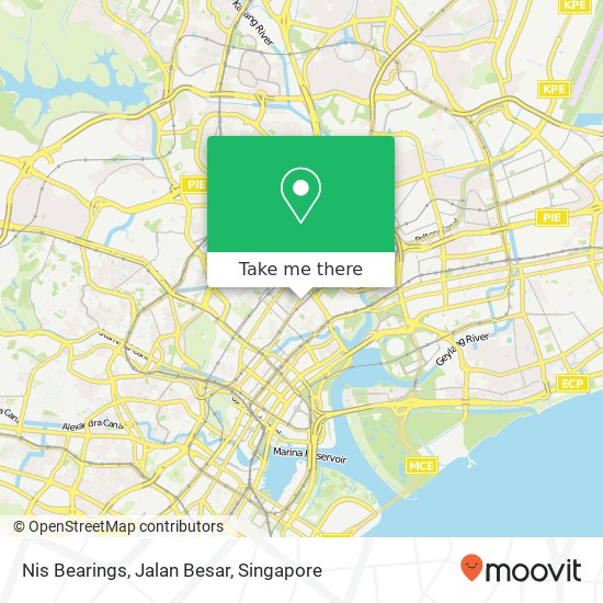 Nis Bearings, Jalan Besar map