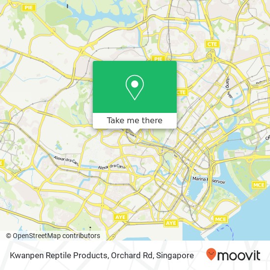 Kwanpen Reptile Products, Orchard Rd map