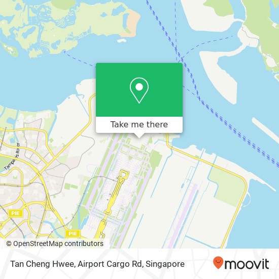 Tan Cheng Hwee, Airport Cargo Rd map