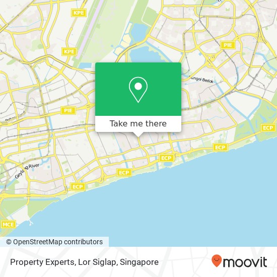 Property Experts, Lor Siglap map