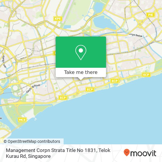 Management Corpn Strata Title No 1831, Telok Kurau Rd map