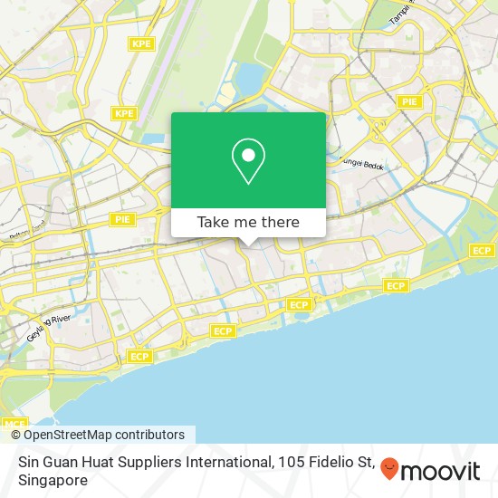 Sin Guan Huat Suppliers International, 105 Fidelio St map