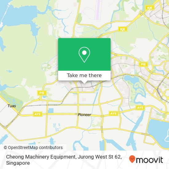 Cheong Machinery Equipment, Jurong West St 62地图