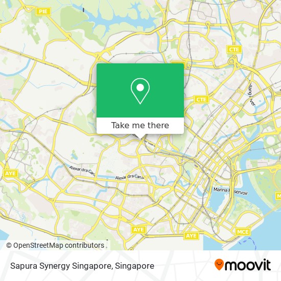 Sapura Synergy Singapore map