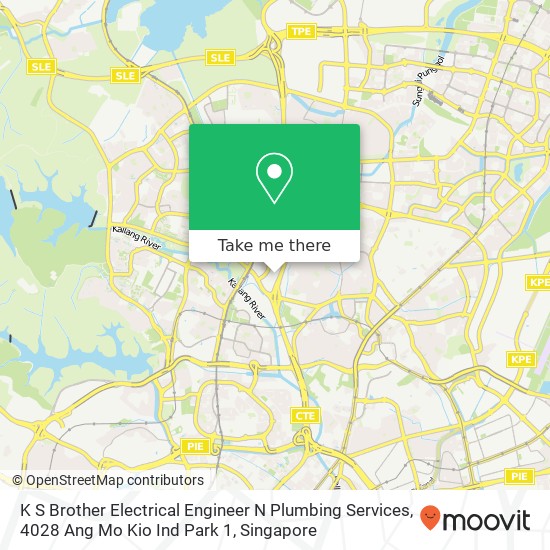 K S Brother Electrical Engineer N Plumbing Services, 4028 Ang Mo Kio Ind Park 1 map