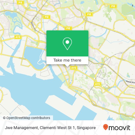 Jwe Management, Clementi West St 1 map