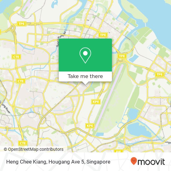 Heng Chee Kiang, Hougang Ave 5地图