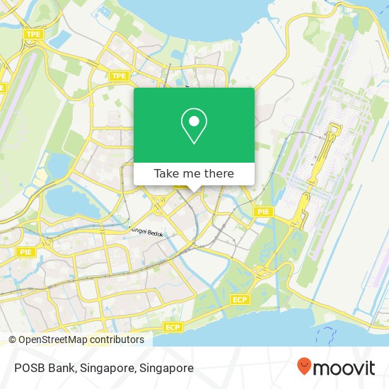 POSB Bank, Singapore map
