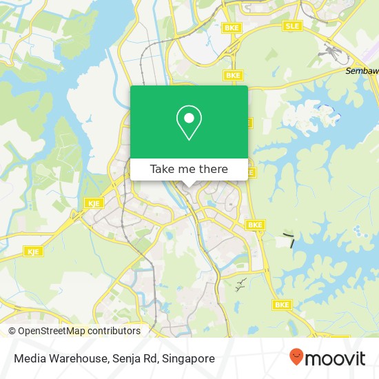 Media Warehouse, Senja Rd map