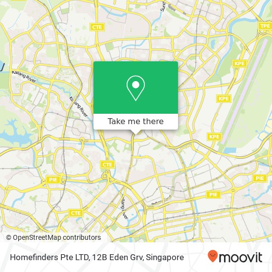 Homefinders Pte LTD, 12B Eden Grv地图