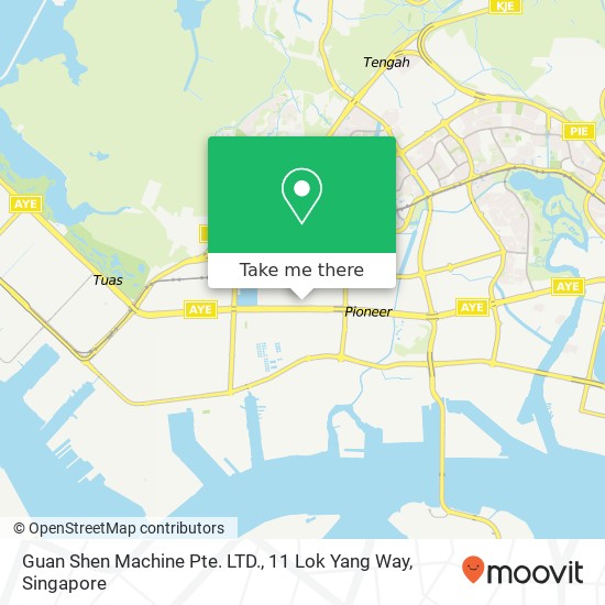 Guan Shen Machine Pte. LTD., 11 Lok Yang Way地图