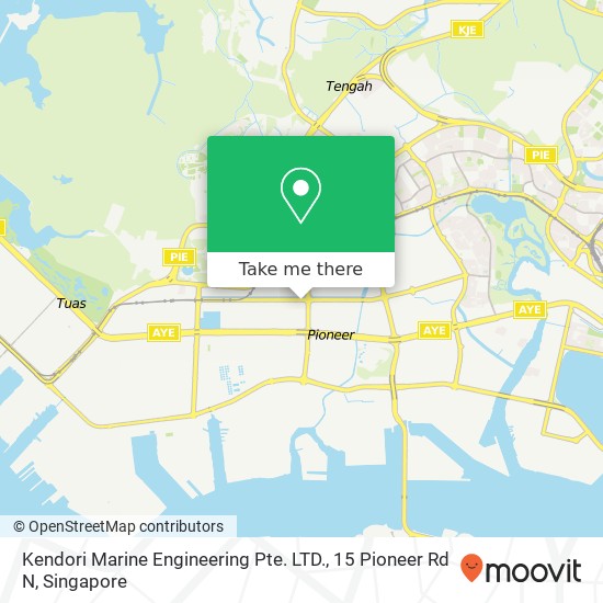 Kendori Marine Engineering Pte. LTD., 15 Pioneer Rd N地图